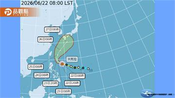 米克拉颱風「急轉北上」全台放颱風假機率曝光