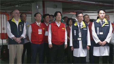 快新聞／AIT處長也出席！賴清德現身雙和醫院　視導城鎮韌性演習