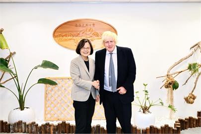 快新聞／與強生會晤　蔡英文：感謝英國政府長期支持台灣