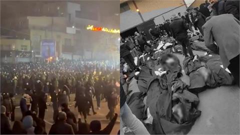 伊朗「血色鎮壓」恐已釀6000死亡！街道遍地「黑色屍袋」驚悚畫面曝光