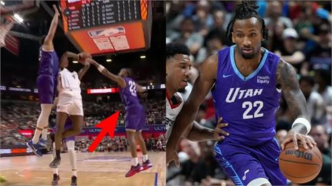 NBA(影)／單場被吹9次犯規「沒畢業」？爵士選秀榜眼打完整場：球隊提醒的