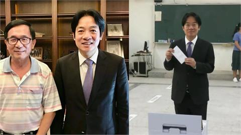 賴清德公投當天「急衝1處」陳水扁全說了！揭露「私下邀約內容」網驚：等好久
