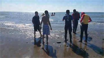 父女廢棄海灘戲水 大浪突捲走2女童