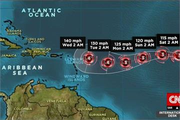 哈維才走又有颶風 3級颶風艾瑪恐襲美