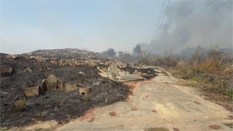 這邊起火那邊又燒　　客家掃墓季頻傳山林火警一天近50起