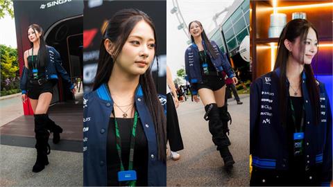 F1(影)／女神降臨！周子瑜現身F1威廉斯新加坡粉絲互動區！粉絲全暴動了