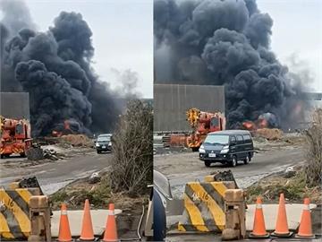快新聞／台中火力發電廠大火　台電曝原因：承攬商「切割鋼筋不慎」