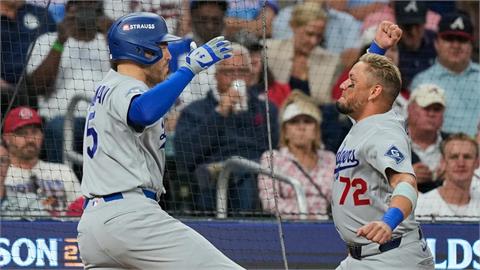 MLB(影)／嘴巴說不要、身體很誠實！道奇創罕見紀錄　季後賽前10分都靠全壘打