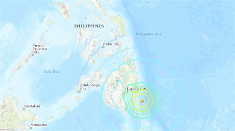 快新聞／菲律賓南方海域發生規模7.2強震　一度發布海嘯警報