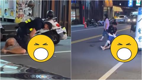 南投上演真人版GTA！2醉漢街頭激戰「警霸氣過肩摔制伏」結局神展開萬人瘋看