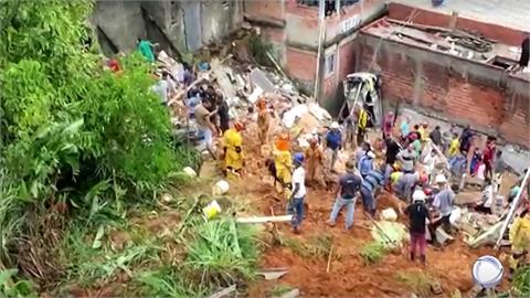 暴雨侵襲巴西南部 引爆土石流至少24人死