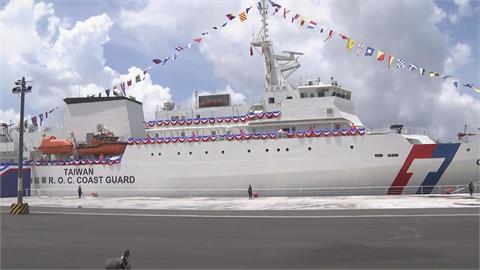 主持成軍典禮登上「雲林艦」　賴總統：全國人民做海巡後盾