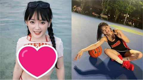 「籃球女神」海邊解放比基尼！胸前2顆櫻桃「撐到變形」燦爛甜笑畫面曝光