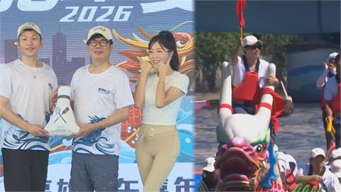 率李洋、安芝儇迎戰國際聯隊　陳其邁愛河划龍舟奪冠軍