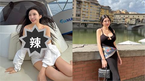 「國光女神」遊艇辣照瘋傳！中空泳裝「麻糬險掉出」自曝1事網狂讚：辣翻天