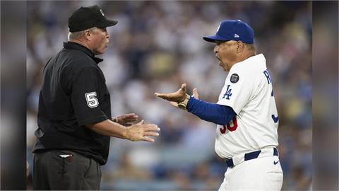 MLB(影)／道奇主場慘遭打爆！主帥羅伯斯賽後罕見動怒痛批「主審判決」