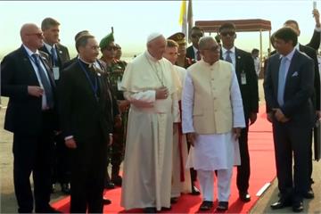 教宗抵孟加拉 在達卡會見洛興雅人