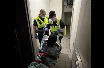 好幸運！保全深夜頂樓巡邏趴地不起   住戶警覺一點不對勁救回命
