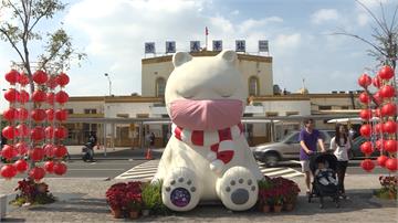 防疫做好做滿！大白熊雕像也戴口罩 萌樣紅到日本去