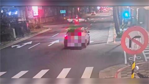 又有員警受傷！為蔡英文執行勤務「遭迴轉車撞擊」　傷勢曝光了