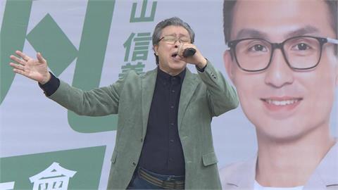 快新聞／金曲歌王楊烈力挺！喊唯一支持「他」選北市議員　大開金嗓畫面曝光