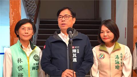 快新聞／興達電廠爆炸台電說明慢半拍　陳其邁當面向曾文生抗議