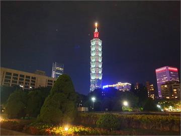 快新聞／響應「世界地球日」　台北101晚間點燈籲民眾愛護地球