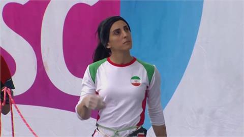伊朗女攀岩手出賽未包頭巾　事後遭疑遭強迫自白