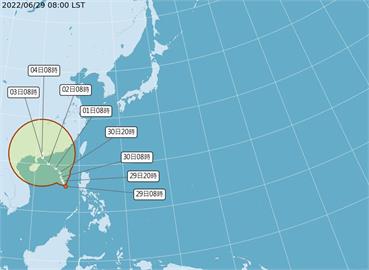 快新聞／今年第4號熱帶低壓生成！　最快24小時內增強為「芙蓉颱風」