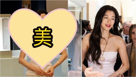 43歲全智賢「薄皮禮裙」猛縮水！中網翻出0濾鏡生圖：夢回千頌伊