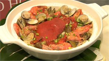 8月訂台灣美食月  飯店推螃蟹、大蝦海鮮粥