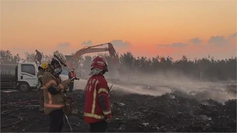 台南城西掩埋場又傳火警　1年燒4次！刺鼻惡臭居民怒