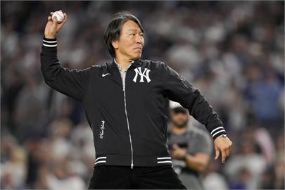 MLB(影)／「哥吉拉」松井秀喜來開球！盼把前次洋基奪冠好運延續到G5