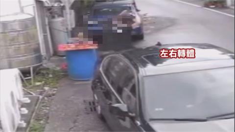 把馬路當成拳擊館！　黑衣惡煞埋伏打人前先熱身、跳躍