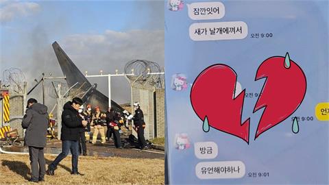 濟州航空乘客迫降前見鳥卡機翼！「最後對話」流出…他驚喊：該講遺言嗎？