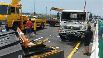 台61線貨車追撞工程車 1工人拋飛慘死
