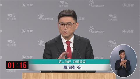 《民視》直球挑戰！問賴瑞隆如何扭轉高雄傳產低薪危機　本人這樣回