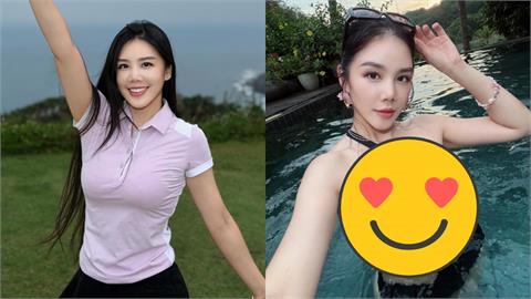 果凍姐姐生日前脫了！大尺度泳裝包不住「S級雙Q球」超辣挖空全看光