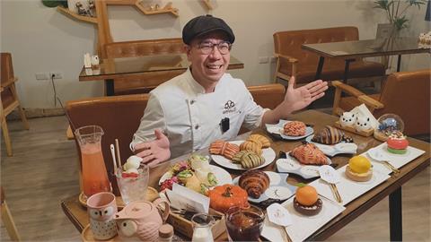 獨家／高雄視障甜點師闖出一片天　創作各式繽紛甜點