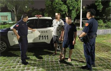 車燈只亮一邊　駕駛踩油門想逃警查獲通緝犯與毒品