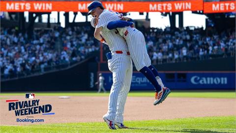 MLB(影)／終結「96連敗魔咒」！洋基內野相撞成最慘背景大都會神奇逆轉勝