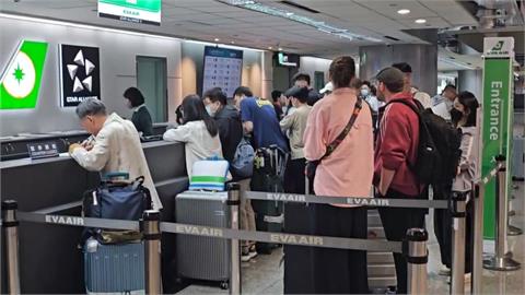 「薔琵」攪局桃機航班逾半取消　湧旅客改票搶候補、盼順利出國