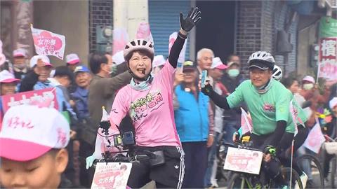 民進黨台南市長初選黃金週末！　林俊憲造勢大會　陳亭妃鐵馬掃街