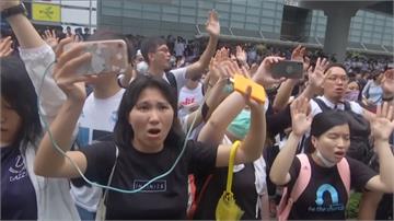 反送中攻防戰持續 百萬民眾「三罷」守護香港