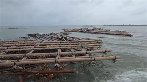 嘉義近萬蚵棚遭強風「吹」毀　損失達１．８億　蚵農欲哭無淚