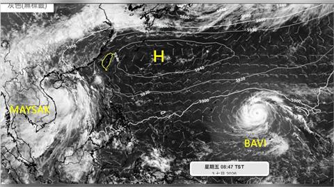 快新聞／巴威颱風「開眼」了！最快今晚轉強颱　專家曝若直接侵襲「全台風雨強烈」