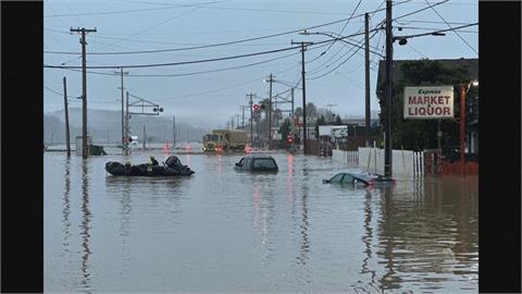 加州暴雨洪災未停　周一新風暴又要來襲