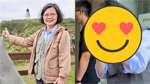 蔡英文義大利街頭大秀手臂肌肉！「雙拳連擊+自信微笑」全網暈喊：帥台妹