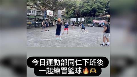 運動部／部長李洋「二刀流」秀籃球三分球神技！下班後練球19日新聞盃率隊出征