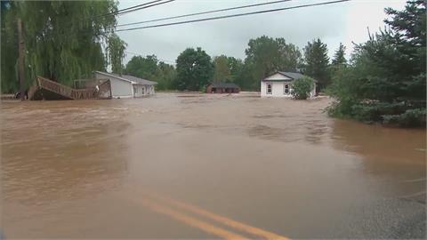 加拿大東部諾瓦斯科細亞省被淹沒　50年最強暴雨4人失蹤